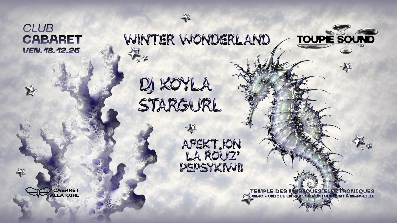 Club Cabaret : Winter Wonderland x Toupie Sound