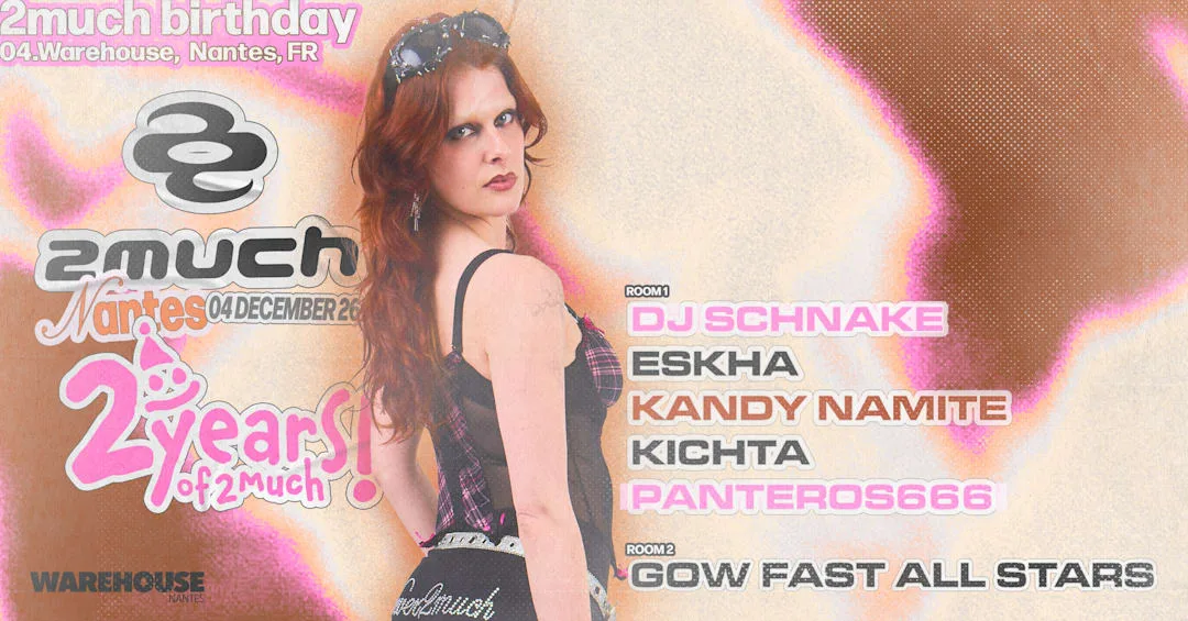 2much Nantes : Panteros666, DJ Schnake, Kichta