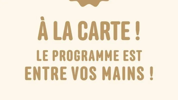 À la carte !