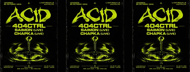 Acid : 404ctrl, Saimon 909, Chapka