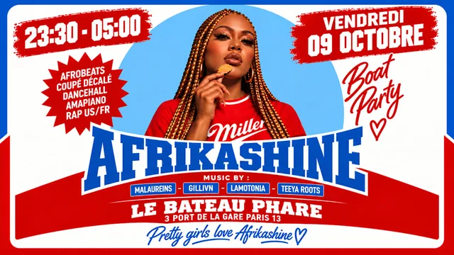 Afrikashine: Boat Party Afro