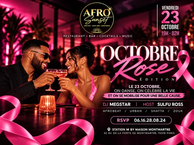 Afro Sunset - Octobre Rose edition
