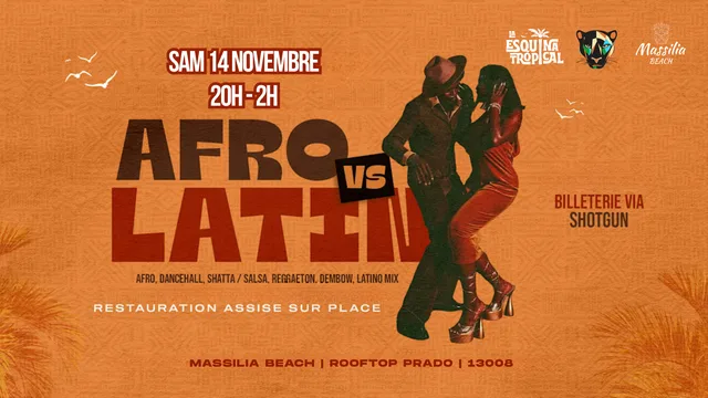 Afro vs latino vibes | La Esquina Tropical