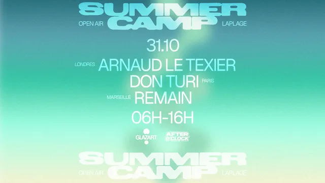 After O'Clock X La Plage Open Air : Arnaud Le Texier