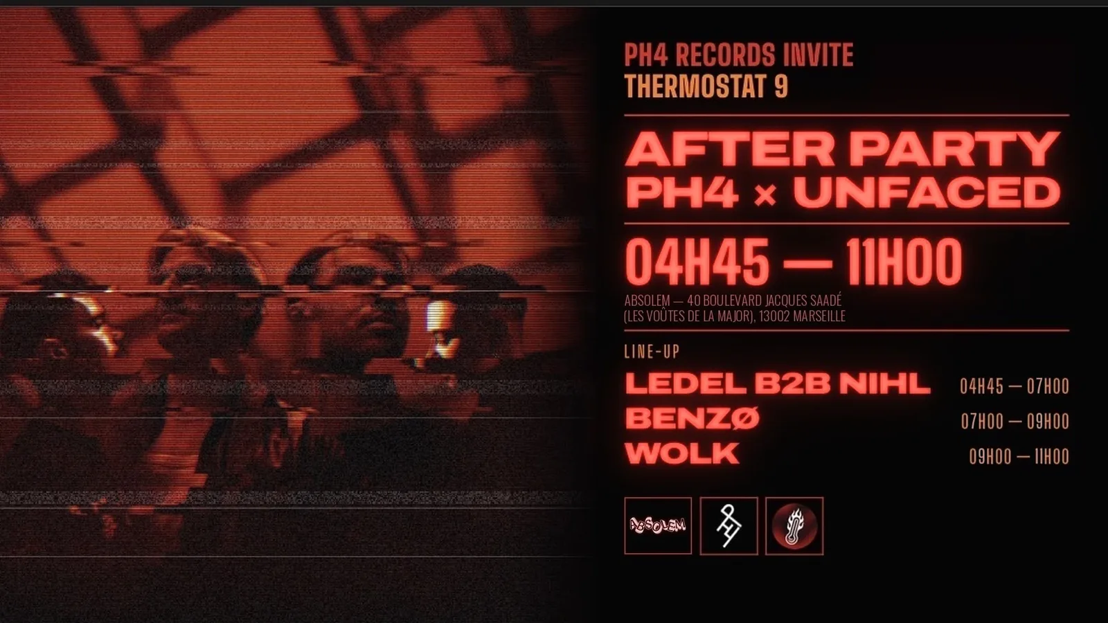 After party - PH4 x UNFACED w/ Thermostat 9