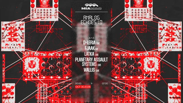 Analog Echoes 1.0 : Planetary Assault Systems, FJAAK & more
