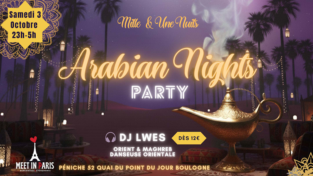 Arabian Nights Party Paris