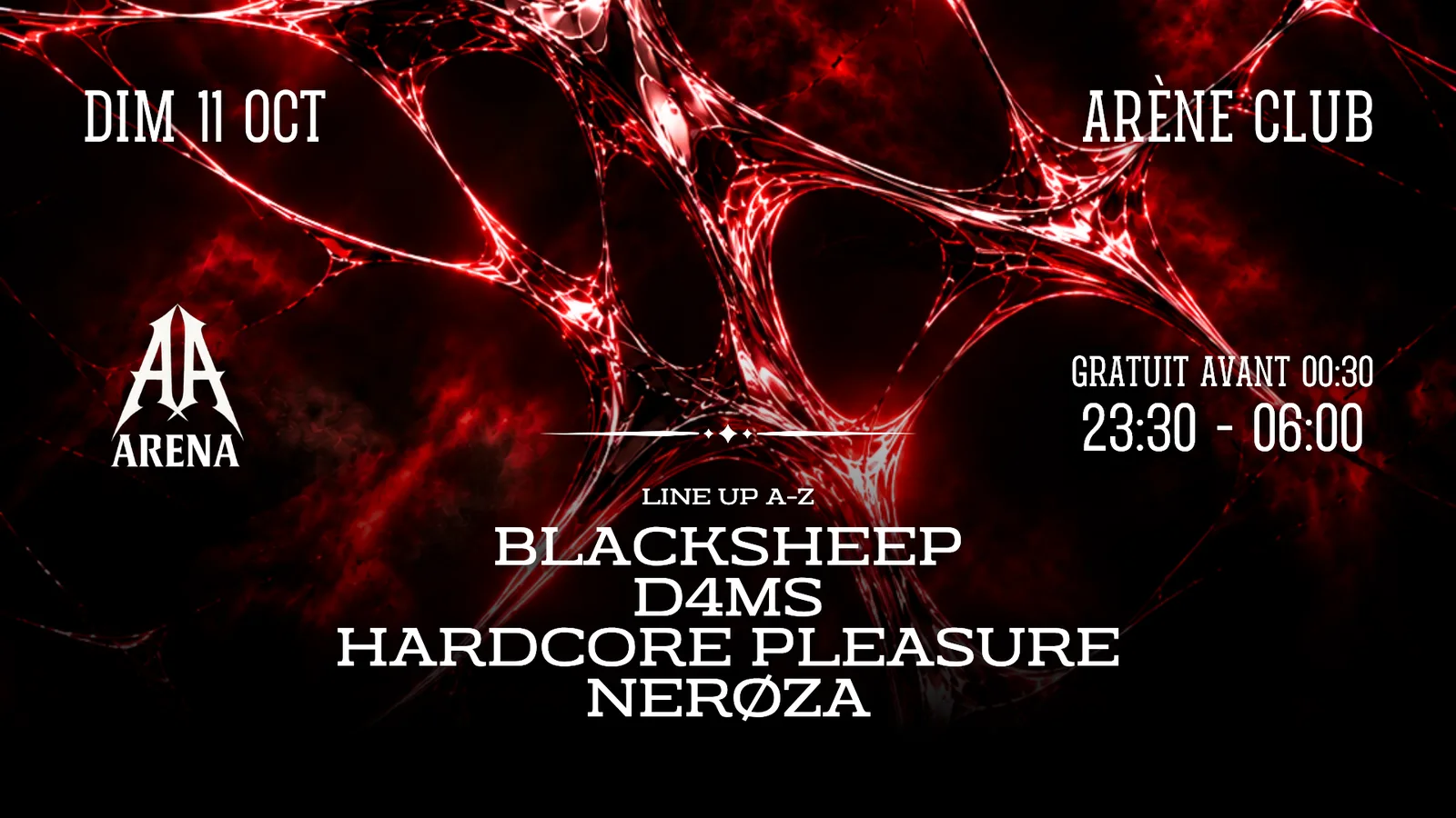 Nerøza, Hardcore Pleasure, Blacksheep & D4MS