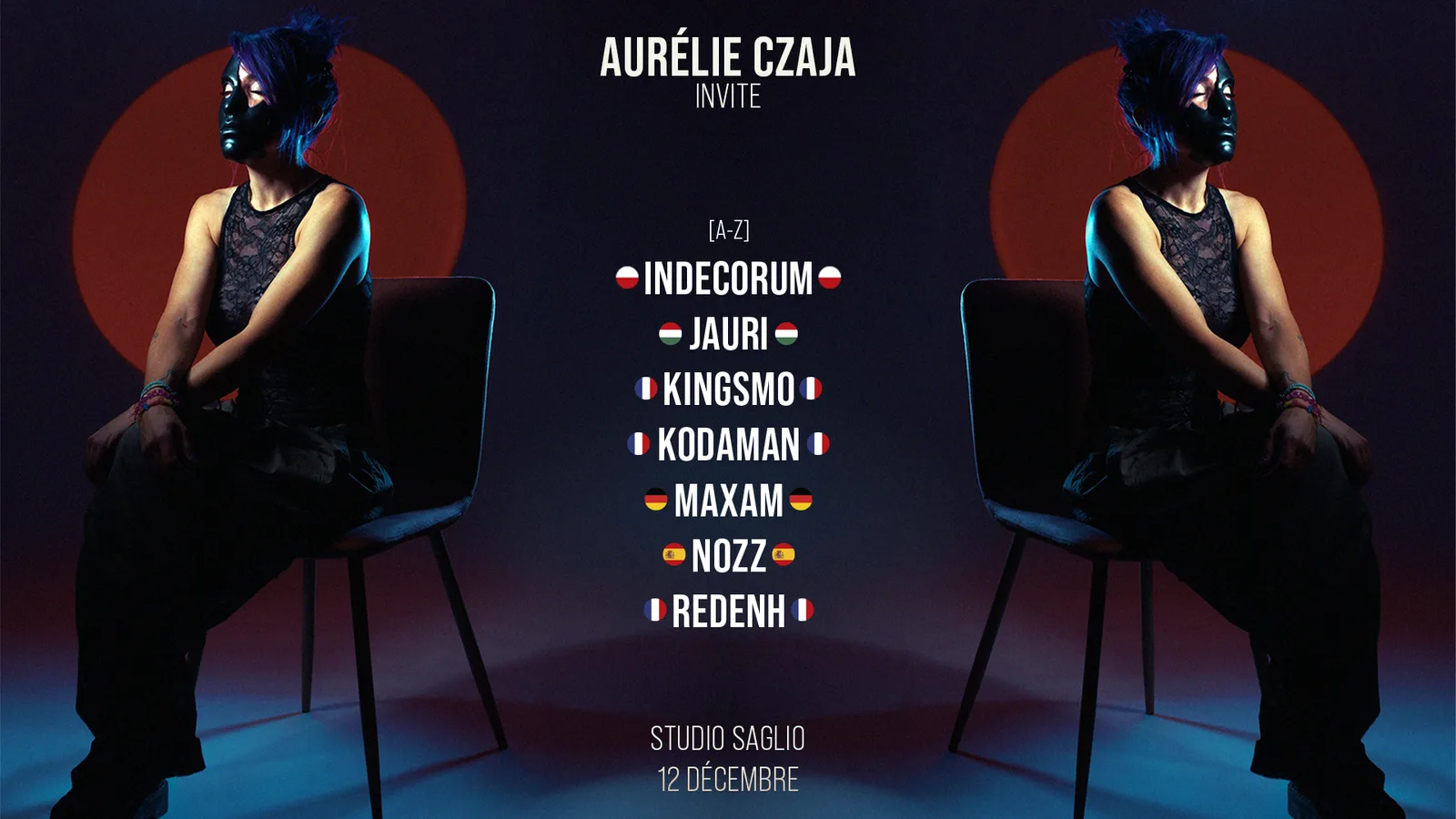 Aurélie Czaja invite : Kodaman, Indecorum, Nozz, Maxam...