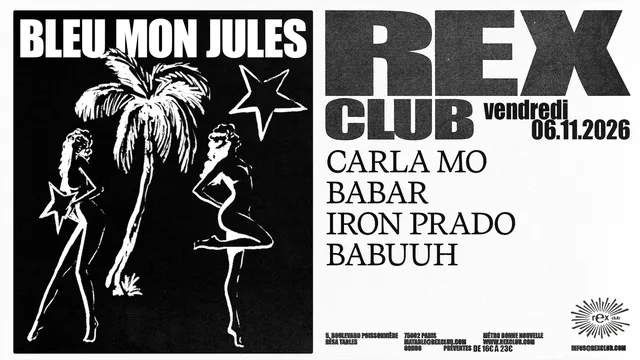 Bleu mon Jules: Carla Mo, Babar, Iron Prado, Babuuh