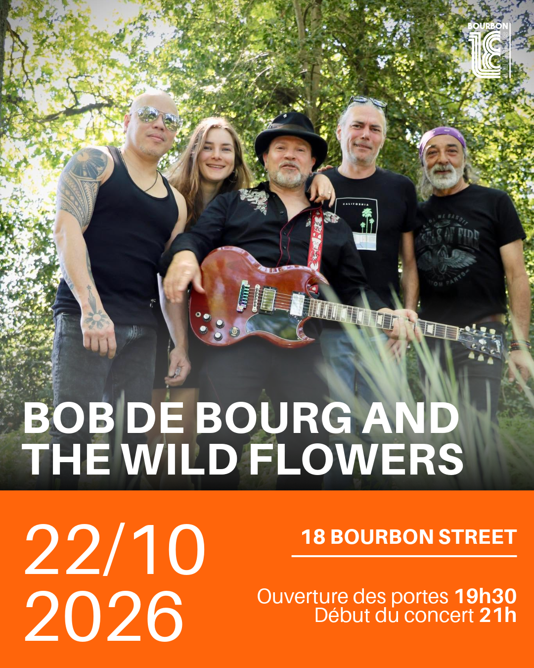 Bob de Bourg and the Wild Flowers