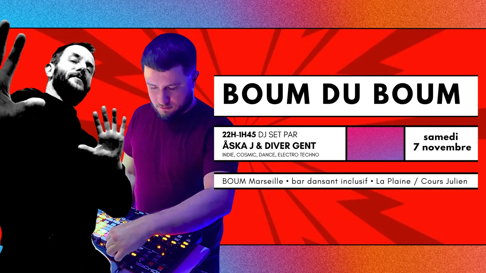 Boum du Boum - DJ sets by Åska & Diver Gent