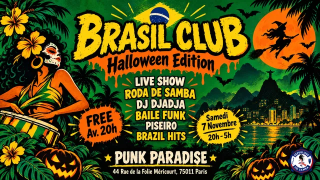 Brasil Club - Halloween édition