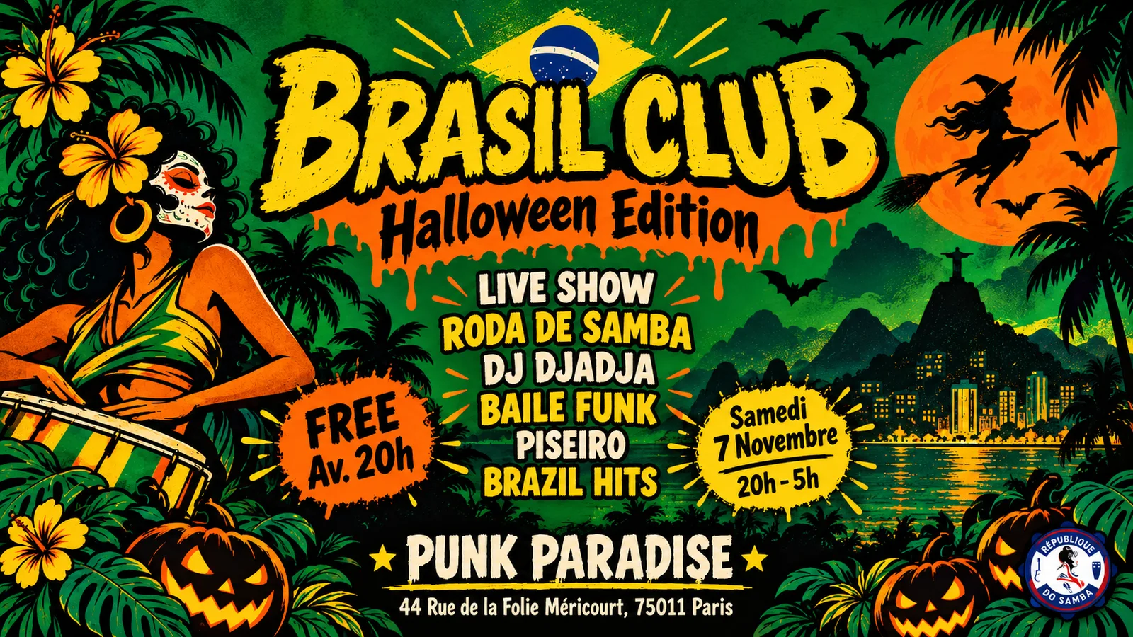 Brasil Club - Halloween édition