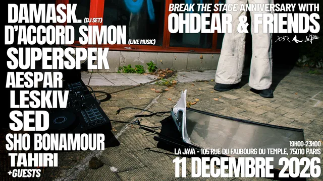 Break The Stage Anniversary with OhDear & Friends