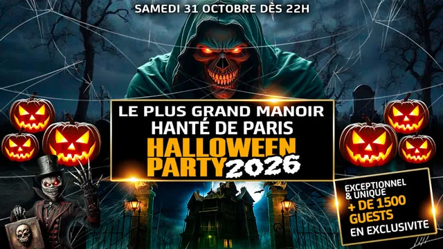 Le plus grand manoir hanté d'Halloween de Paris