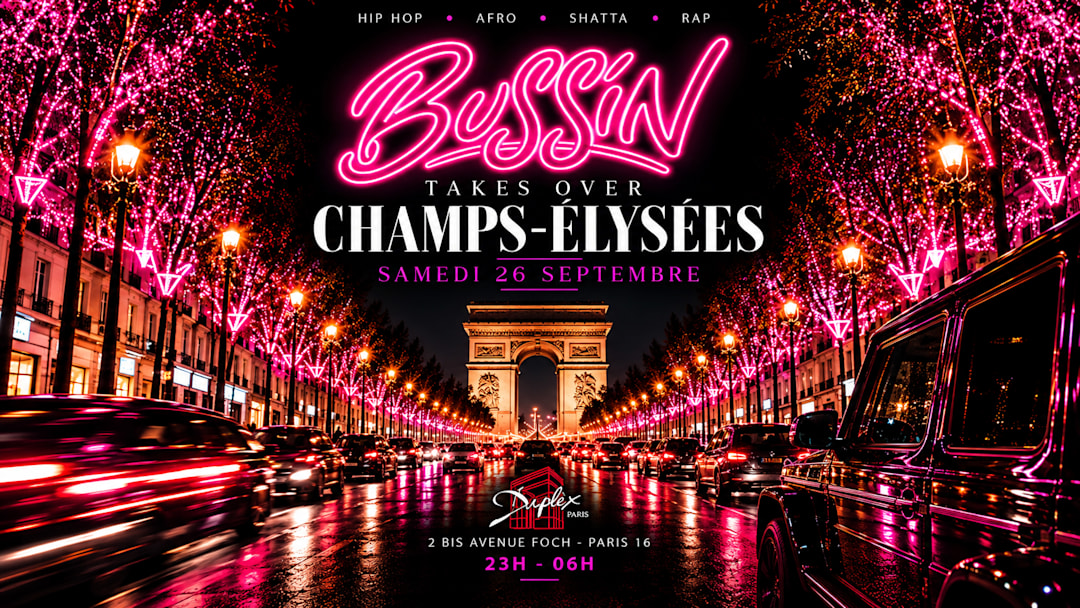 Bussin takes over Champs-Élysées