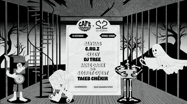 Café Croissant & 22Recordings - Halloween Edition (16h)