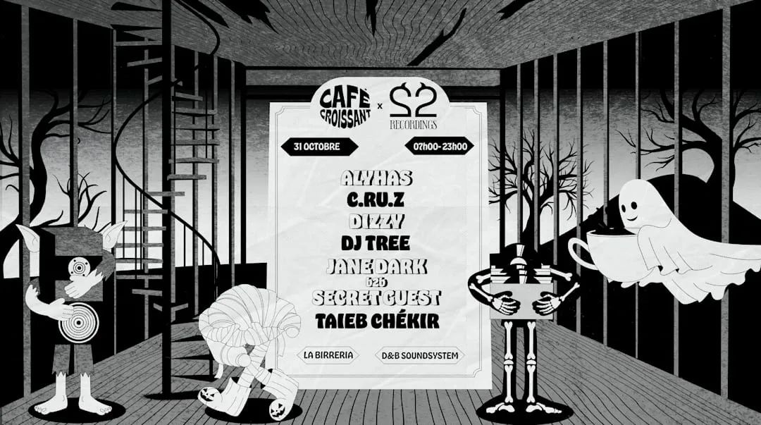 Café Croissant & 22Recordings - Halloween Edition (16h)