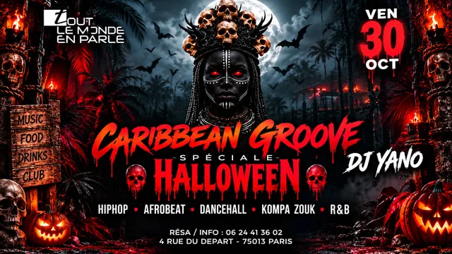 Caribbean Groove spéciale Halloween (afterwork & club)