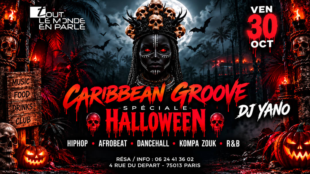 Caribbean Groove spéciale Halloween (afterwork & club)