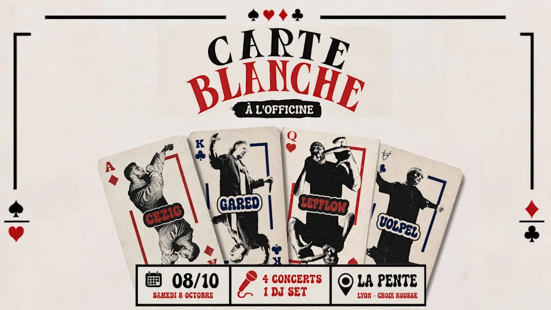 Carte Blanche à L'Officine
