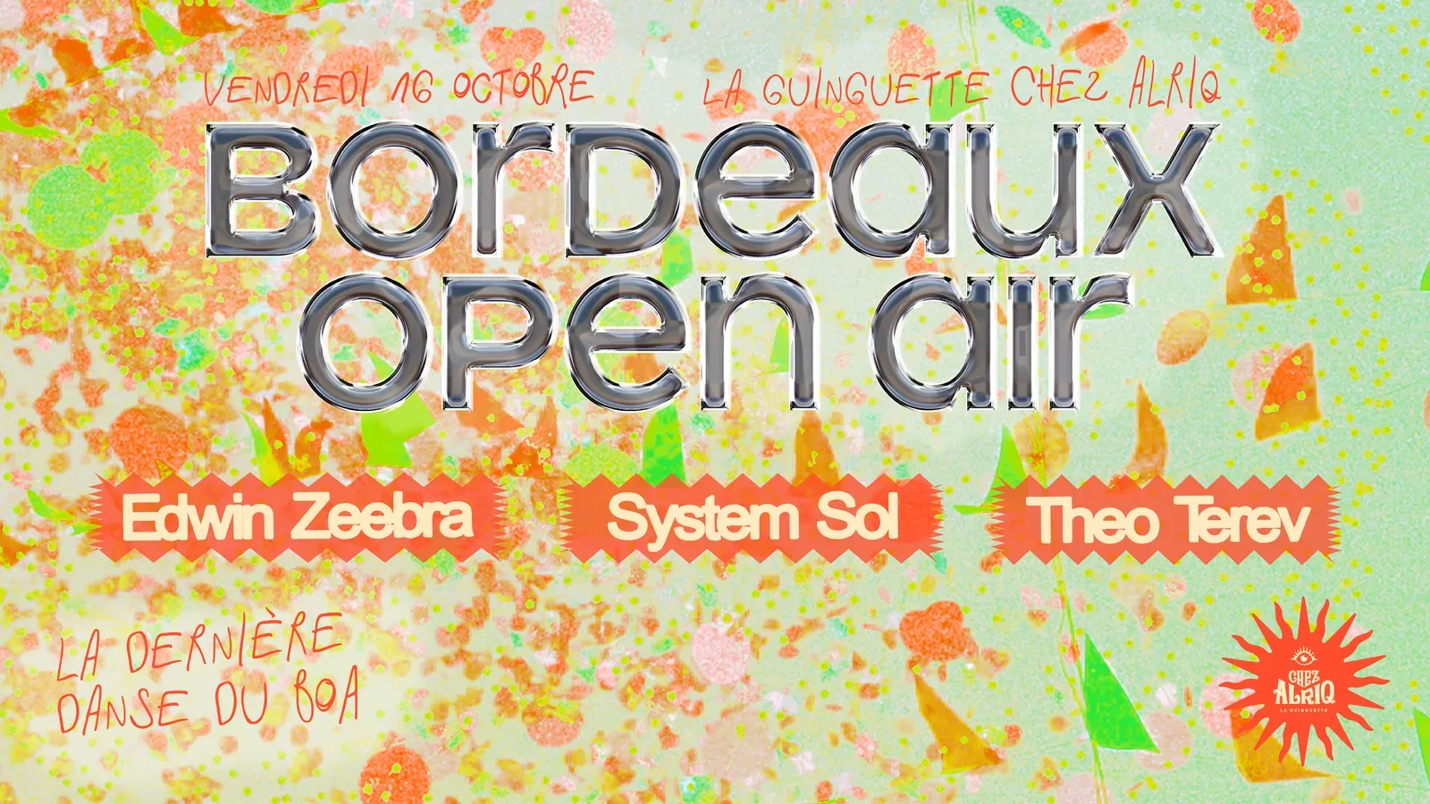 CLOSING - Bordeaux Open Air x Chez Alriq