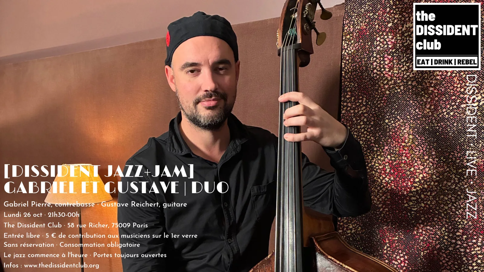 [Dissident Jazz+Jam] Gabriel et Gustave | Duo