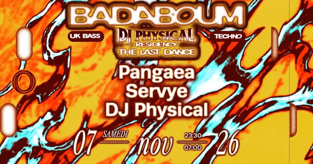 DJ Physical Residency: Pangaea, Servye
