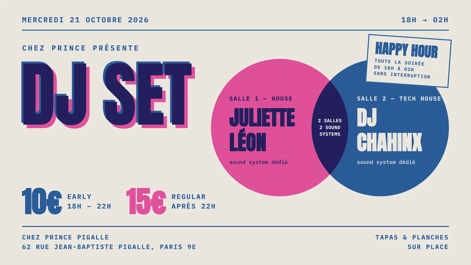 Juliette Léon & DJ Chahinx