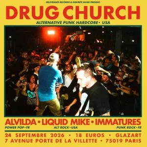 Drug Church + Alvilda + Liquid Mike + Immatures
