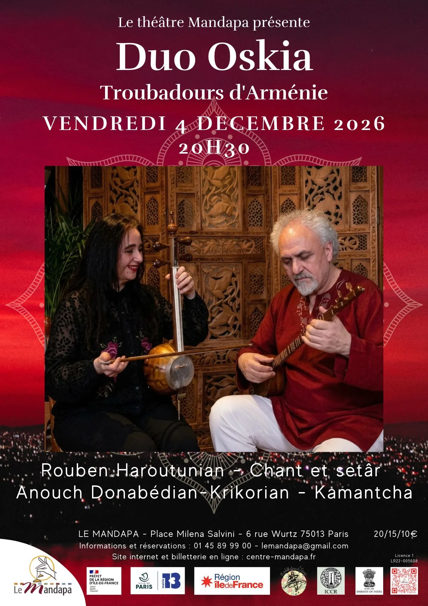 Duo Oskia - Troubadours d'Arménie