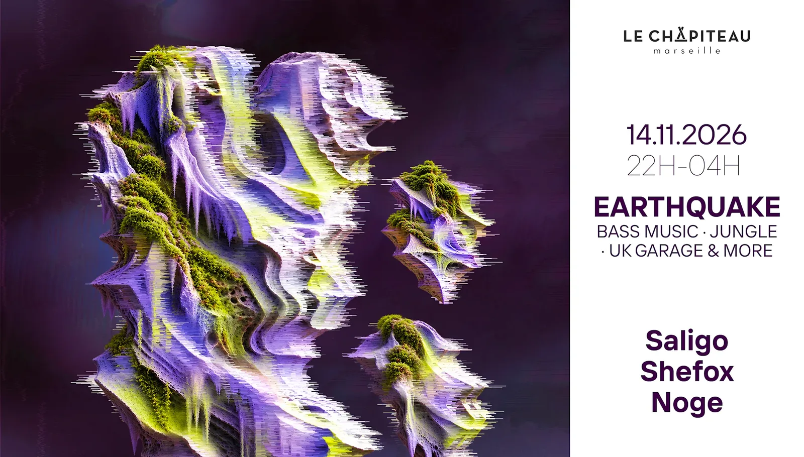 Earthquake w/ Saligo, Noge & Shefox