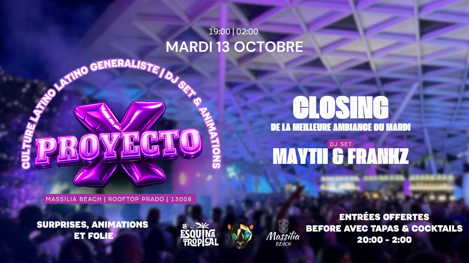El Rooftop Latino : Closing Proyecto X