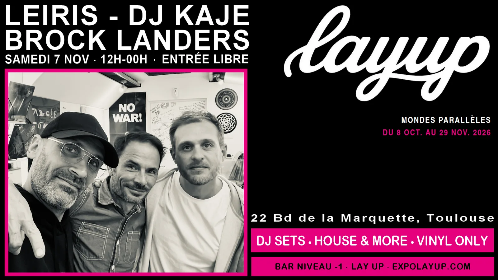 Vinyl only : Leiris, Kaje & Brock Landers