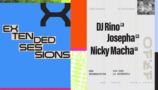 Extended Sessions 001 : DJ Rino, Nicky Macha, Josepha