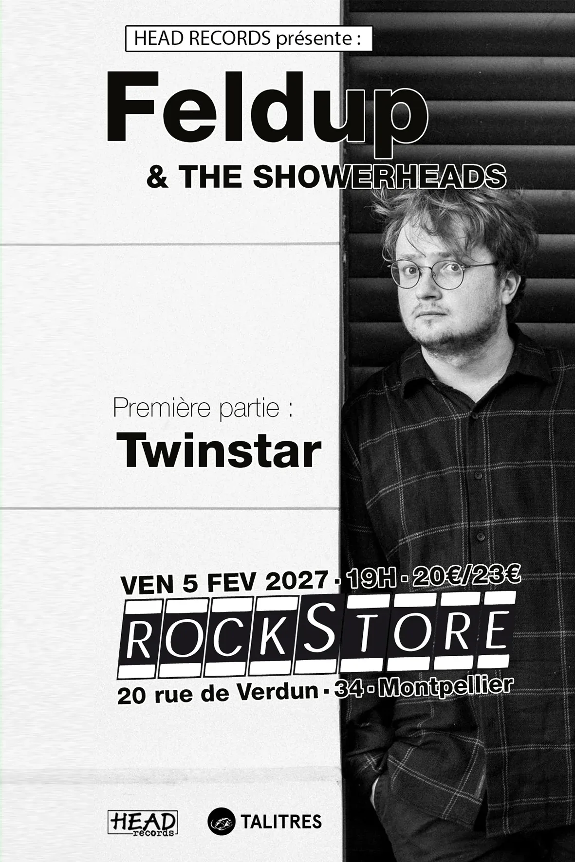 Feldup & The Showerheads + Twinstar