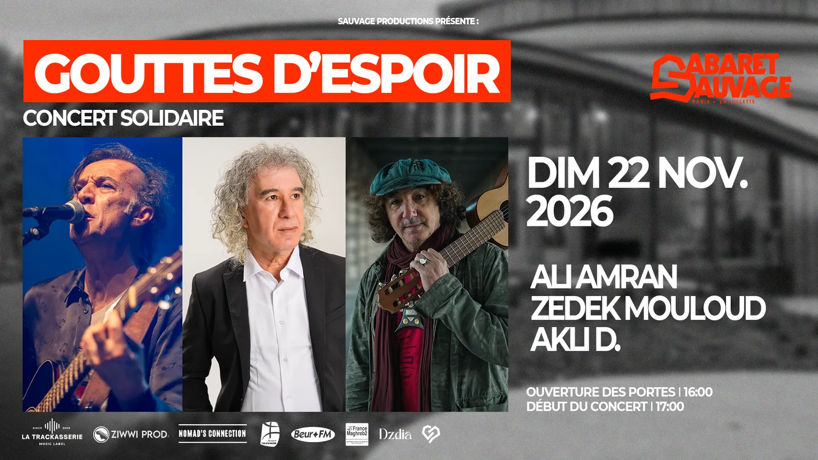 Gouttes d'espoir • Ali Amran, Zedek Mouloud, Akli D.