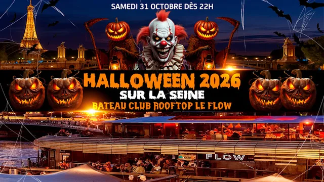 Halloween Boat Party - Rooftop Club sur la Seine