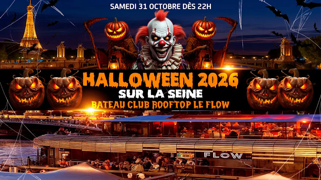 Halloween Boat Party - Rooftop Club sur la Seine