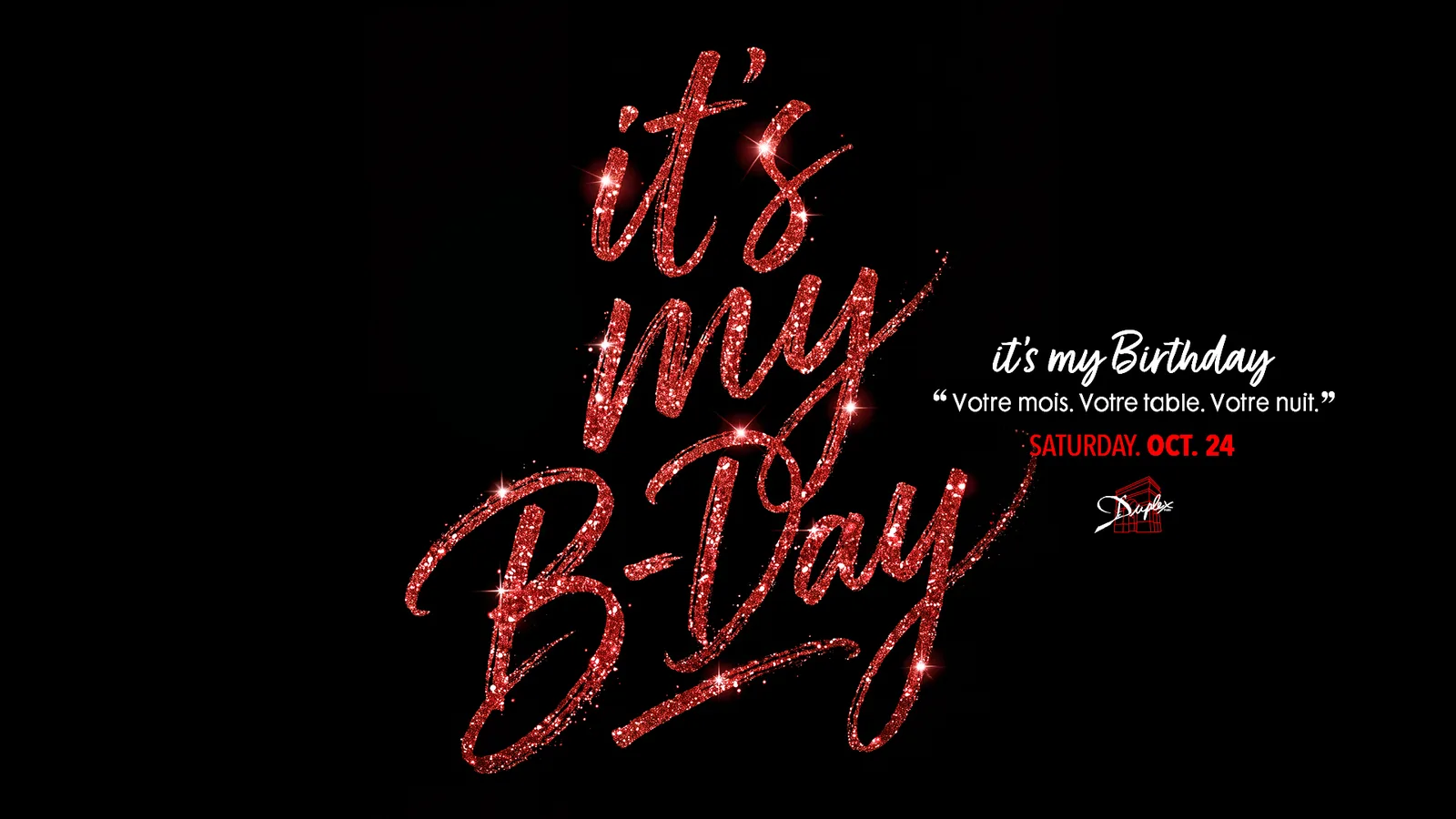 It's my birthday !