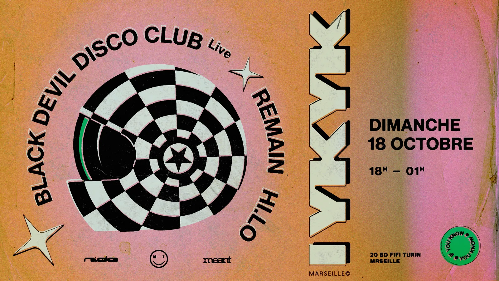 IYKYK: Black Devil Disco Club (live), Remain & Hi.lo