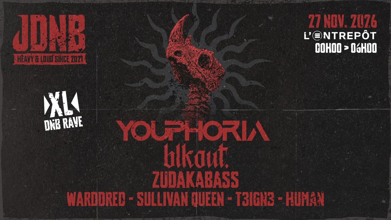 JDNB XL : Youphoria, Blkout & more
