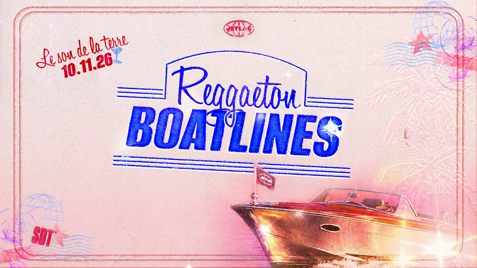 JetLag Reggaeton Boatlines