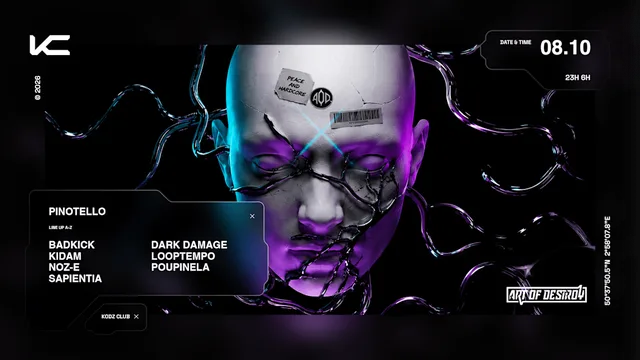 Art of Destroy : Badkick, Dark Damage, Kidam, Looptempo & Noz-E