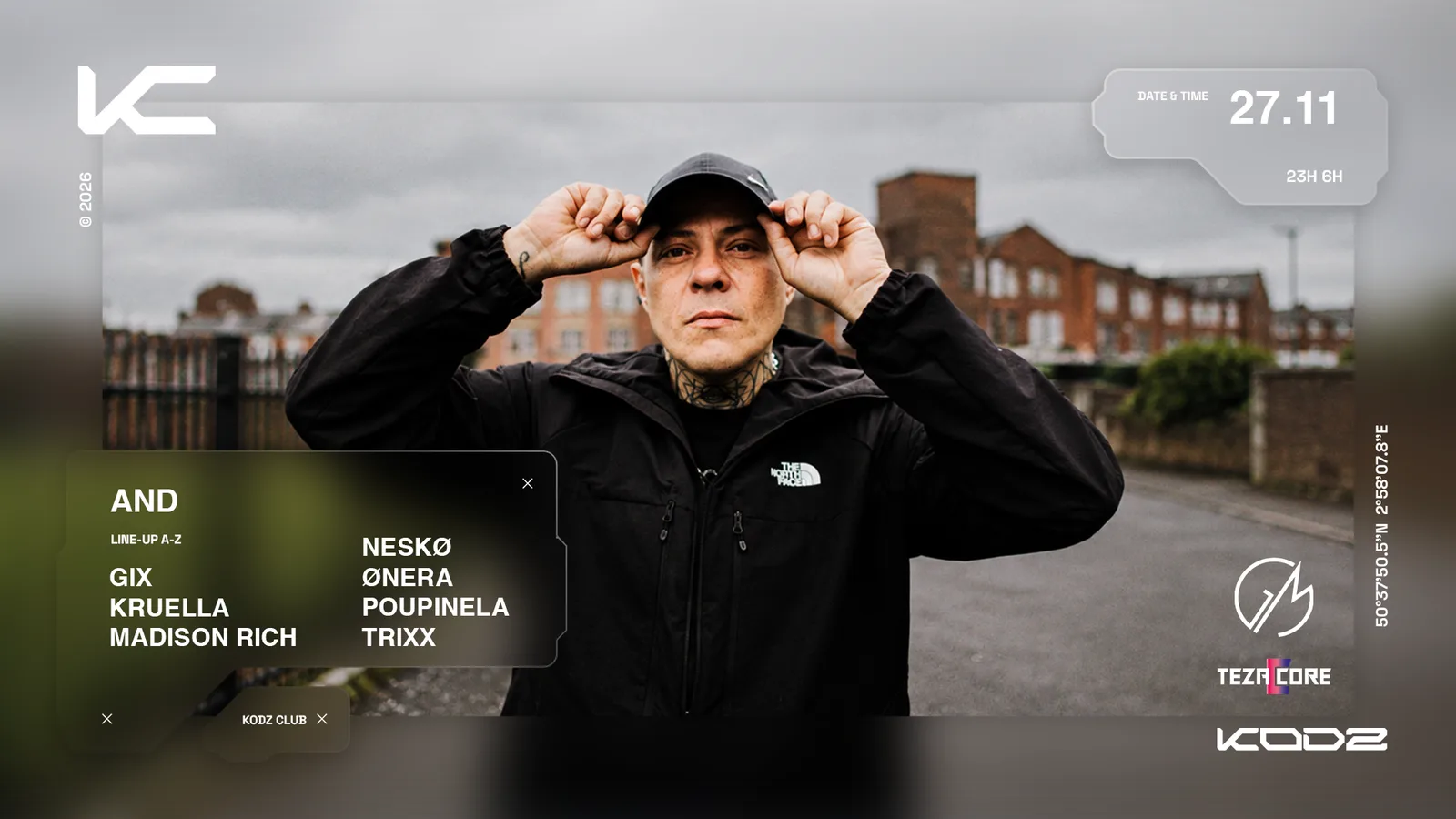 G'Mag x Tezacore presents AnD, Ønera, Poupinela & more