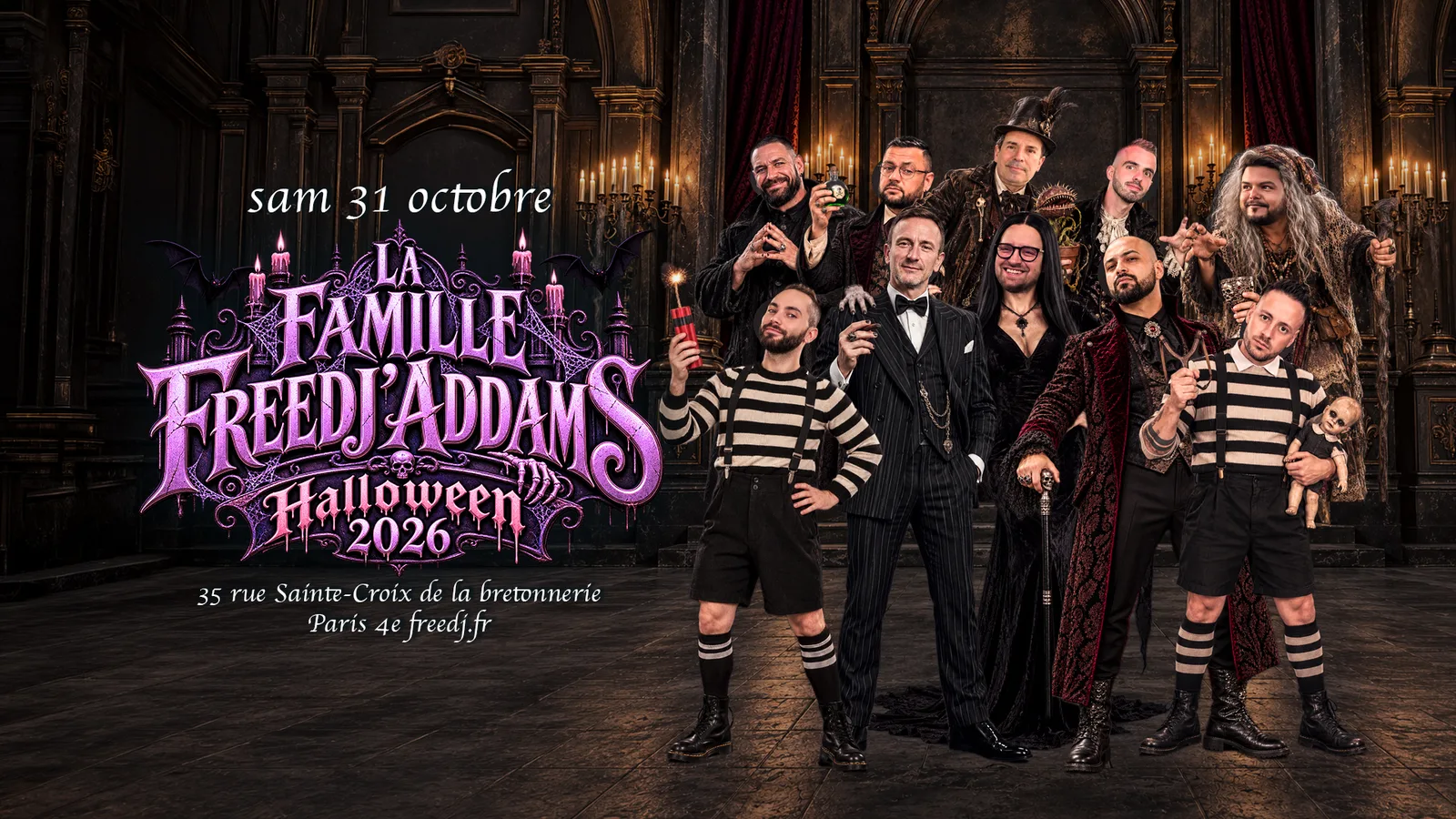 La Famille Freedj'Addams Halloween