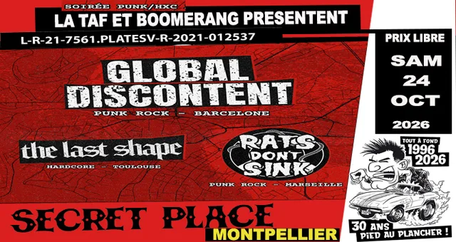 Global Discontent + The Last Shape + Rats Don't Sink