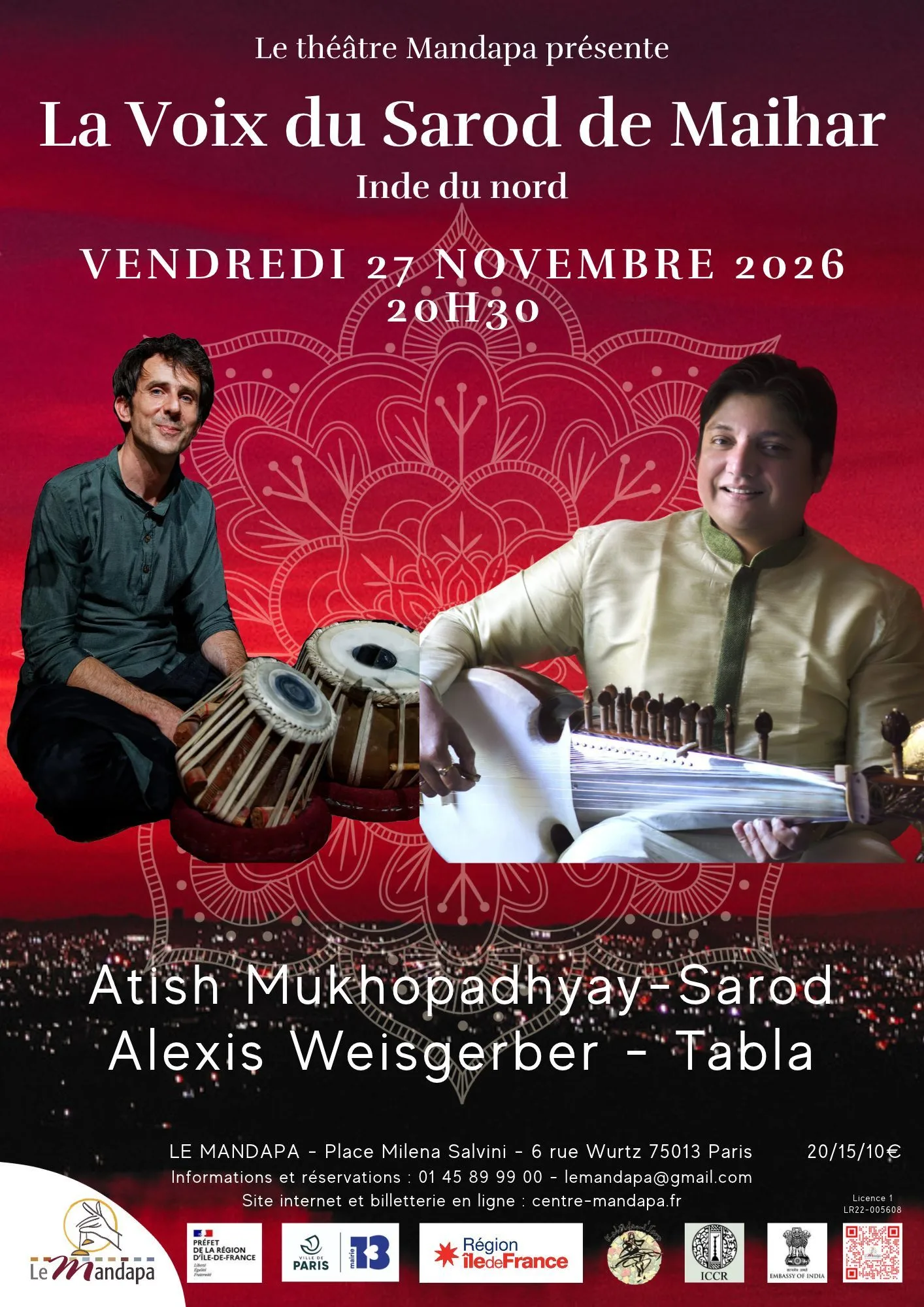 La Voix du Sarod de Maihar - Musique hindoustanie - Inde du nord