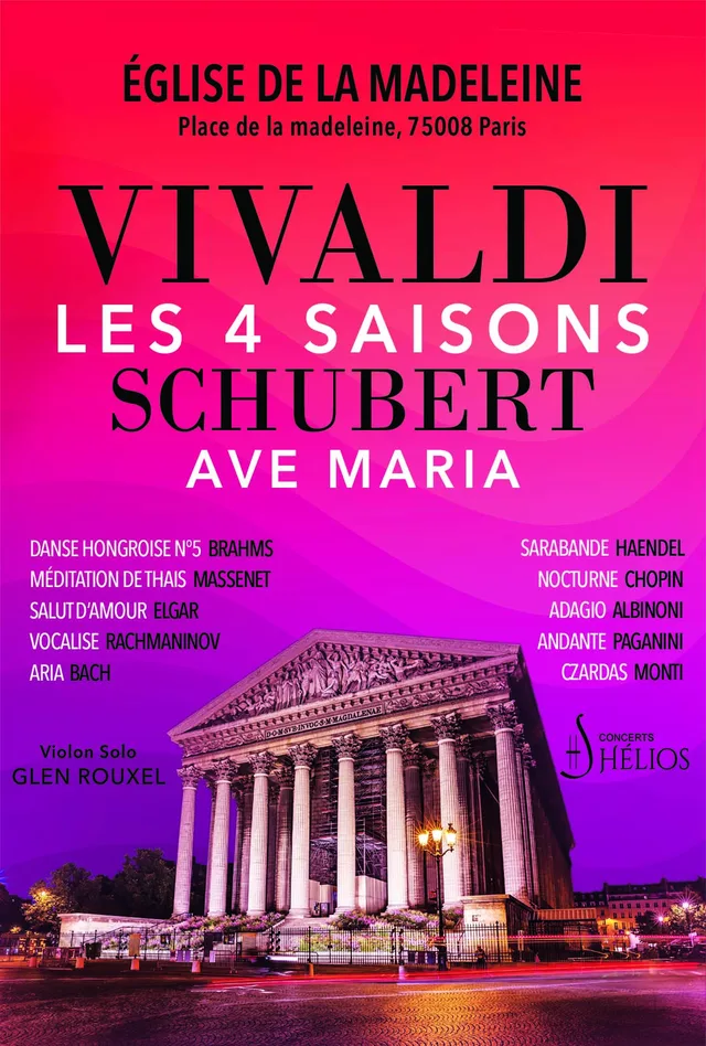 Les 4 Saisons de Vivaldi, Ave Maria et Célèbres Adagios